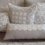 White Provence Lace Pads