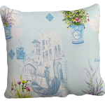 Decorative Provence pillow with a beautiful print