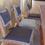 Dekoracyjne poduszki na krzesła
