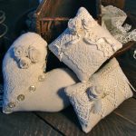 Decorative pillows of different shapes handmade