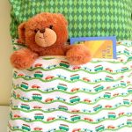 Children's pillow case with a pocket for small things