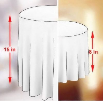 Long tablecloths
