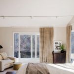 Okenní dekorace ložnice záclony bez tylu