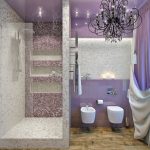 Banyo içi lila rengi