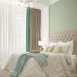 Parlak renklerde modern yatak odası tasarımı