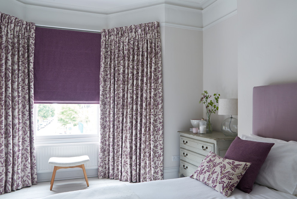 Úspěšná kombinace textilií v interiéru ložnice