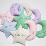 Beautiful baby pillows - stars and months