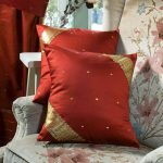 Red and Gold Cushion