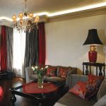 Lugar upang manatili sa living room ng isang apartment ng lungsod
