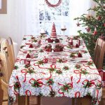 New Year's version of the festive tablecloth