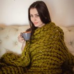 Merino wool blanket for home and interior