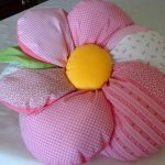 Do-it-yourself flower pillow