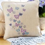 Butterfly cushion for interior decor