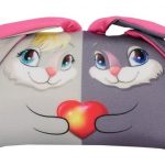 Pillow Bunny pair - isang mahusay na pagpipilian para sa isang pares ng regalo