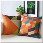 Geometric pillows for decor