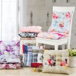 A variety of cushions for chairs of different colors for any interior