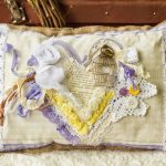 Elegancka ręcznie wykonana poduszka z Prowansji