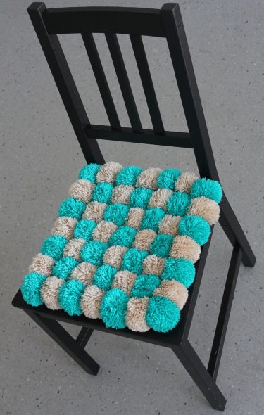 Seats from pompons