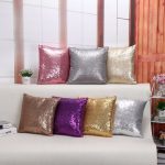 Bright and beautiful pillowcases with rhinestones