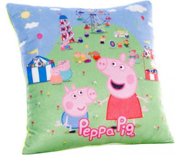 Children's pillow with cartoon characters