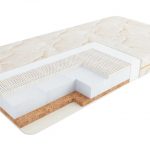 Bilateral latex-coconut mattress for children