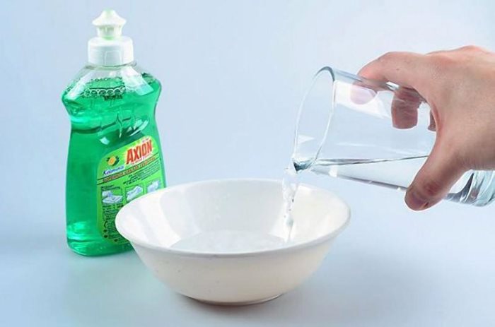Příprava roztoku pro čištění rolet vlastníma rukama