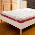 Mattress on a double bed for adults