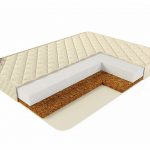 Foam baby mattress na may coconut coir