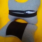 Gray-black bone cushion