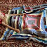 Chic multicolored children's blanket