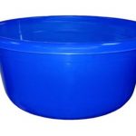Plastic basin blue without handles