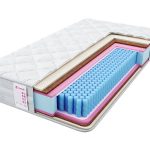 Universal high spring mattress, has the same average hardness of the sides
