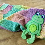 Bright children's plaid knitting needles 10 loops