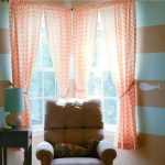 Bright two-window curtain design