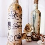Dekoratyviniai buteliai DIY idėjų parinktis