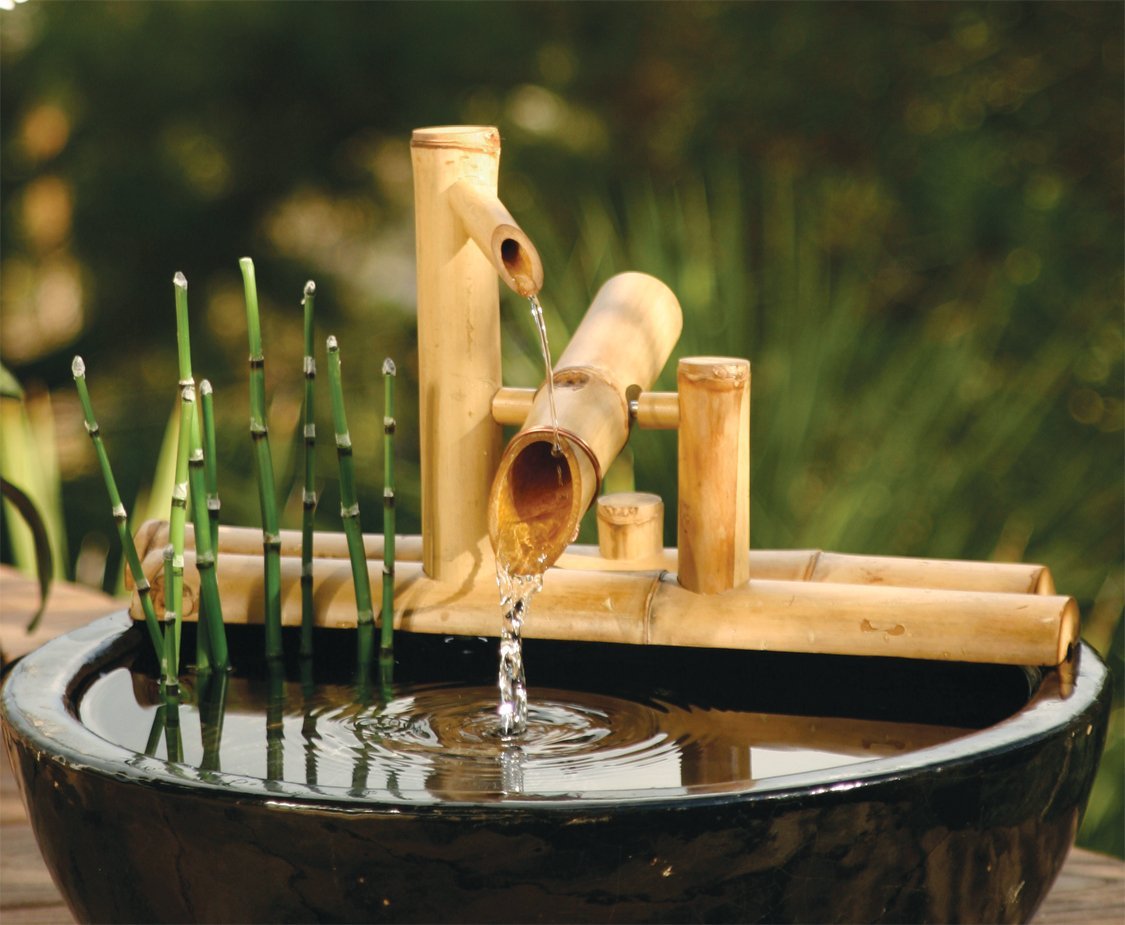 ukrasne bambus fontane