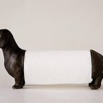 paper towel holder doggie