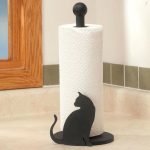 paper towel holder cat