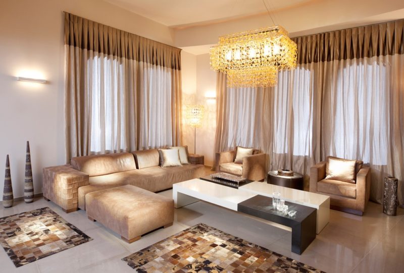 opona design pro obývací pokoj