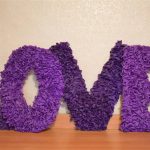 do-it-yourself napkin letters