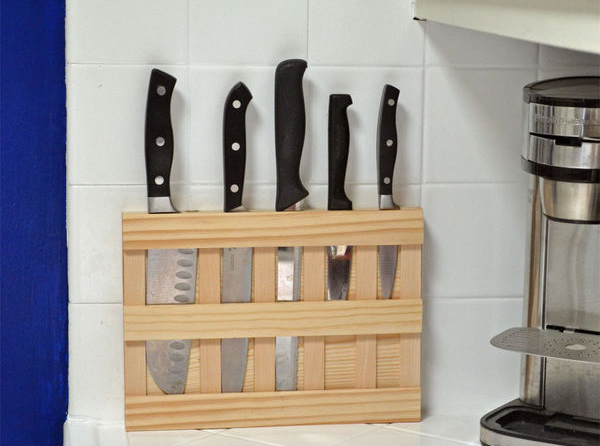 stalak za dizajnerske ideje za noževe