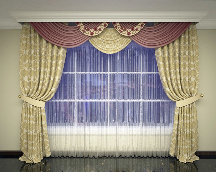 garters for curtains ideas