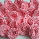 roses from napkins do-it-yourself design