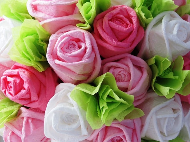 roses from napkins do it yourself design ideas