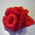 roses from napkins do it yourself photo decor