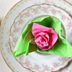 roses from napkins do it yourself decor photo