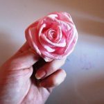 ruže iz salveta učiniti sami foto ukras