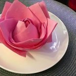 roses from paper napkins ideas