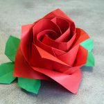 mawar dari idea dekorasi serbet kertas