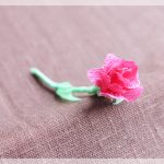 róże z serwetek papierowych